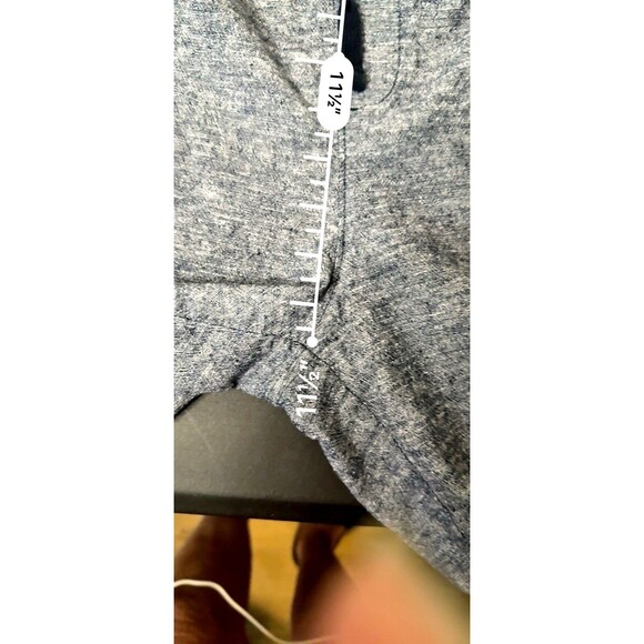 GAP Factory Men's Navy Blue Heathered Jogger Shorts Size L - Picture 9 of 10